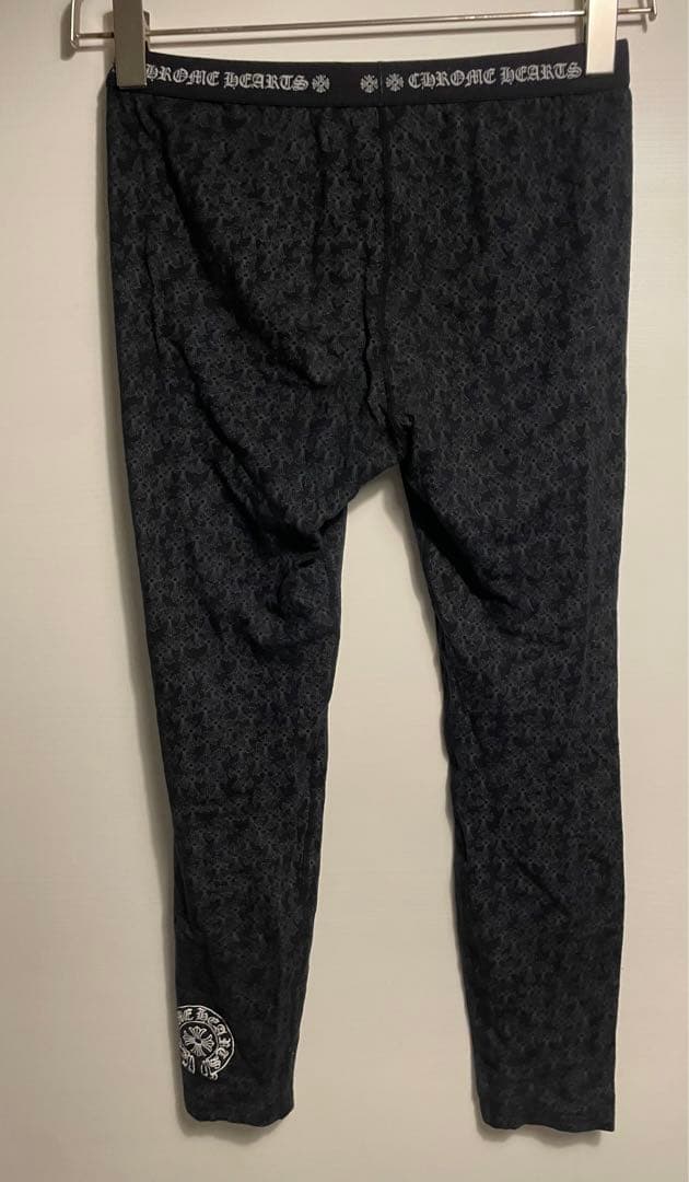 紺*様 クロムハーツ chrome heats セメタリークロス レギンス ホー