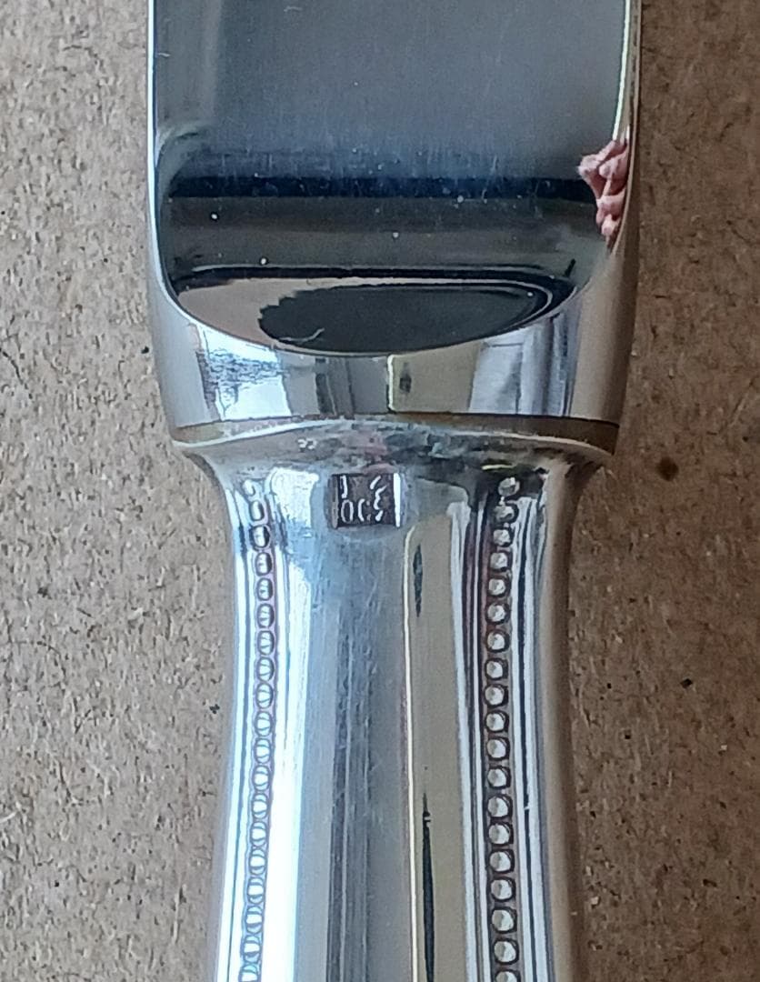 クリストフル シルバーコーティング　パール　デザートナイフ＆フォーク：２セット