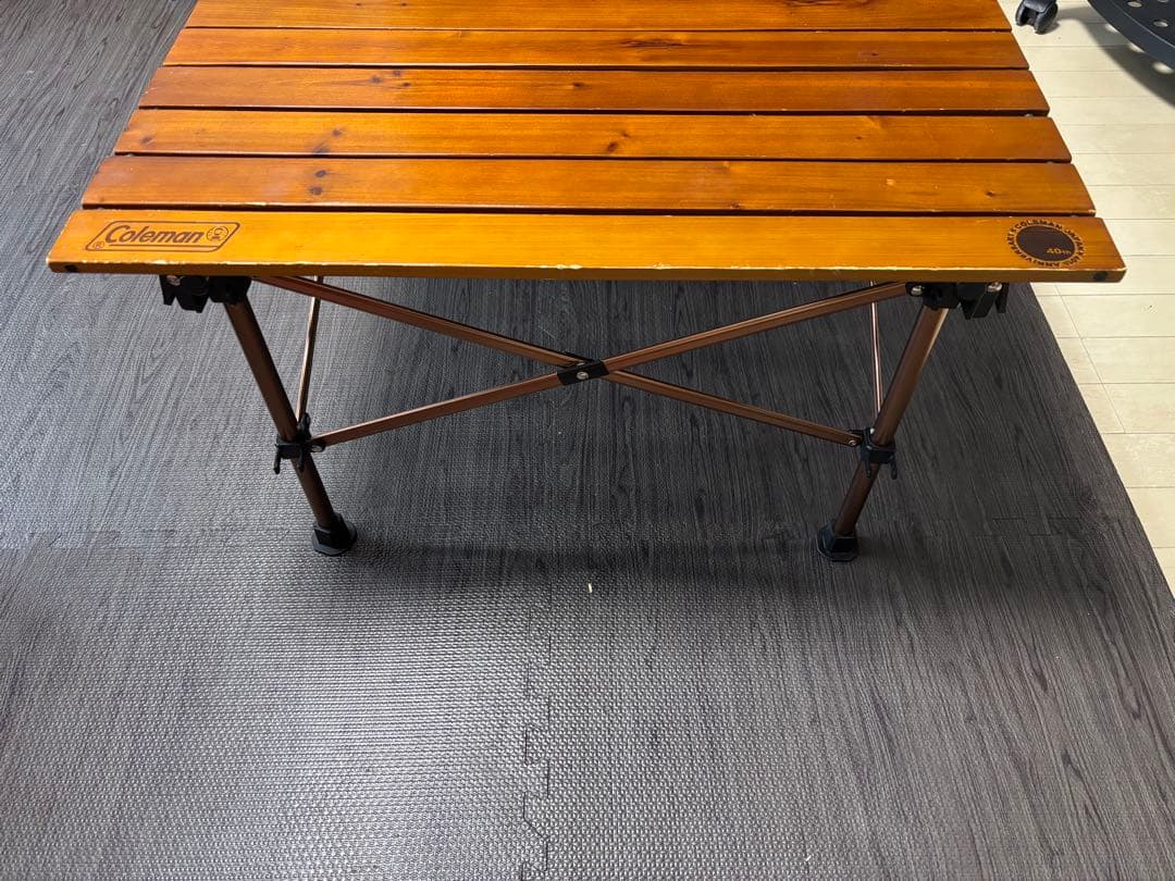 コールマン　ナチュラルウッドロールテーブルクラシック/110 40周年限定