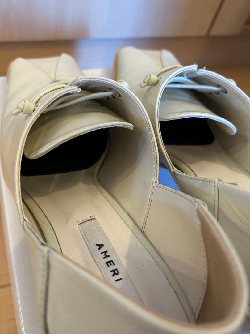 靴 ameri vintage 2WAY SQUARE LOAFERS