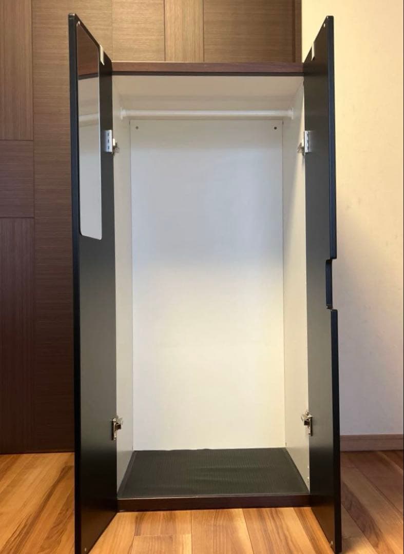 IKEA ワードローブ　送料込み　STUVA　 MALAD 黒　最終値下げ