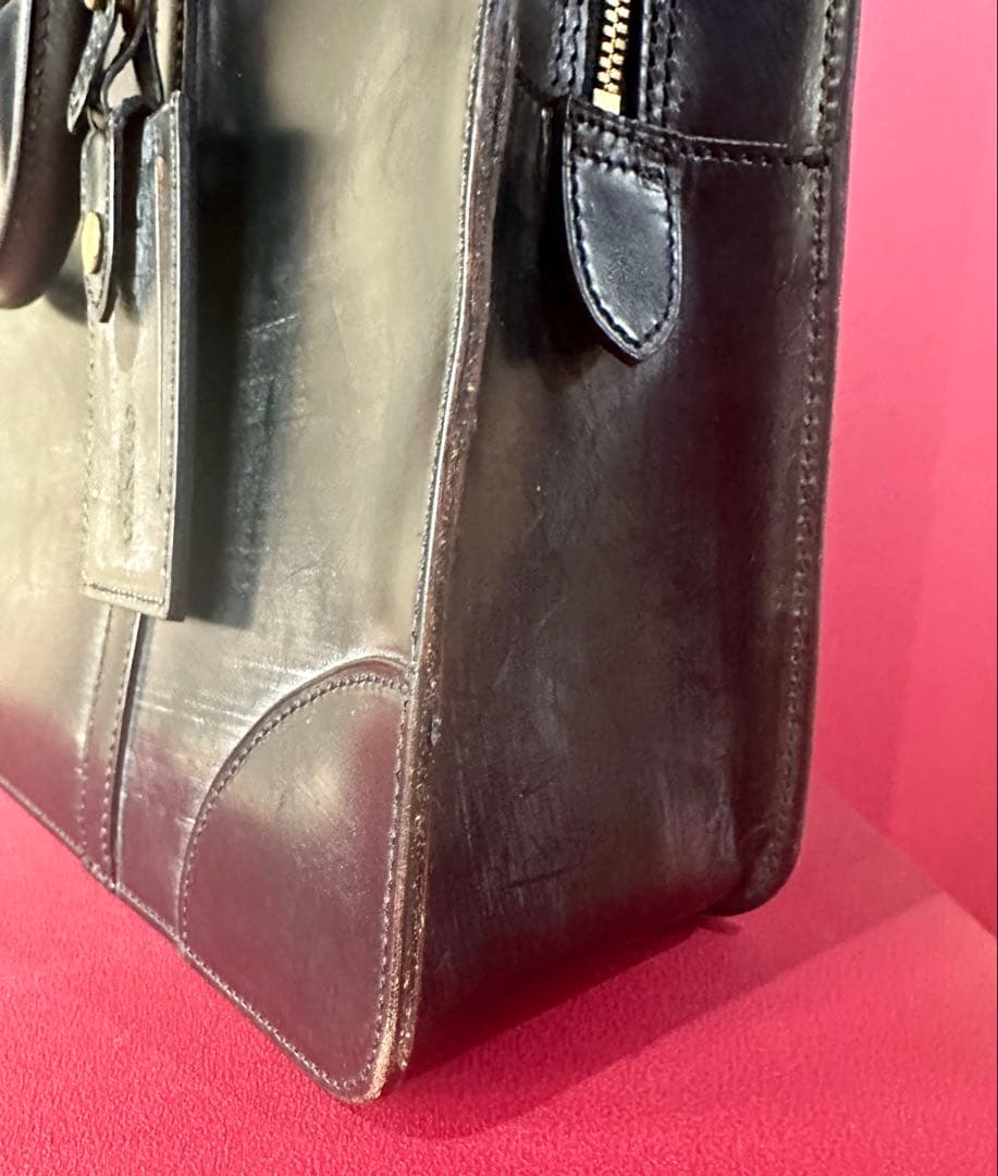 GANZO ブリーフケース 東京青山本店にて購入 長期保管品