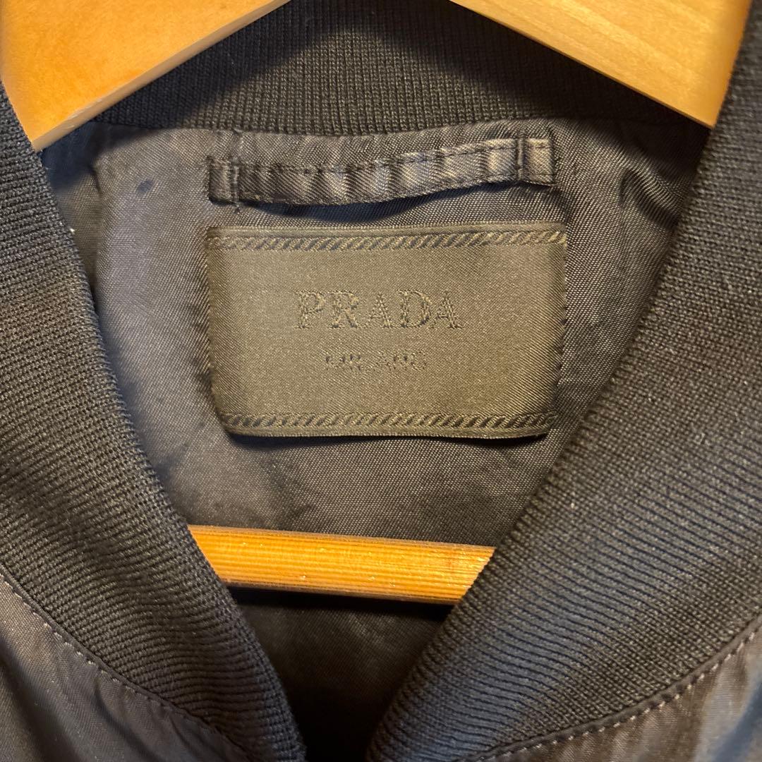 PRADA ブラック ナイロンジャケット　MA-1