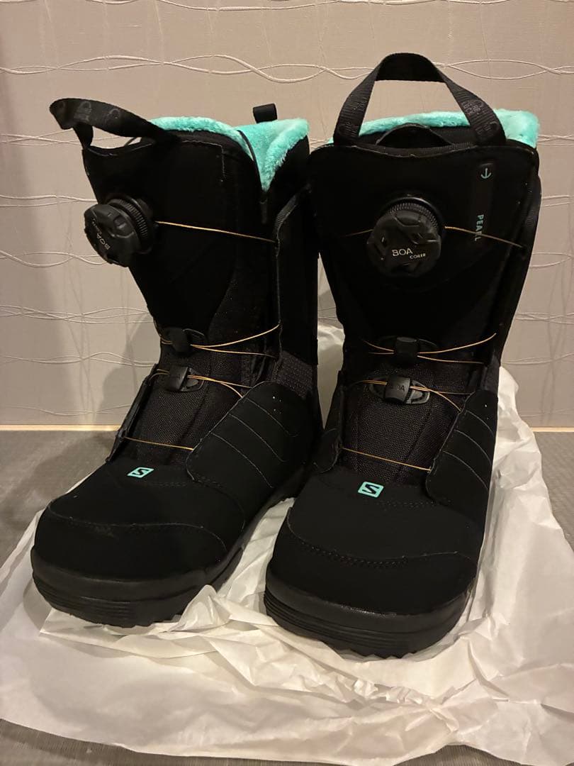 SALOMON スノーボードBOAブーツ ブラック 24.5cm
