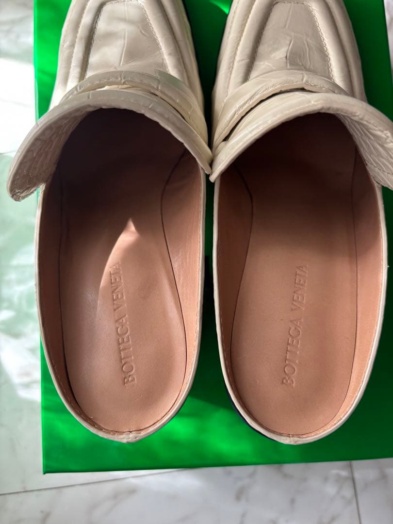 BOTTEGA VENETA クロコ ヒール ミュール