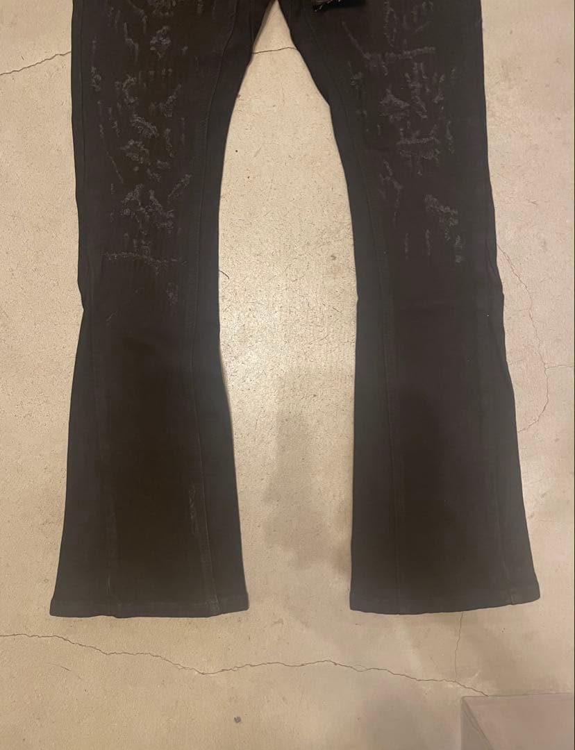 VALABASAS バラバサス フレアスキニーデニム ブラック 29