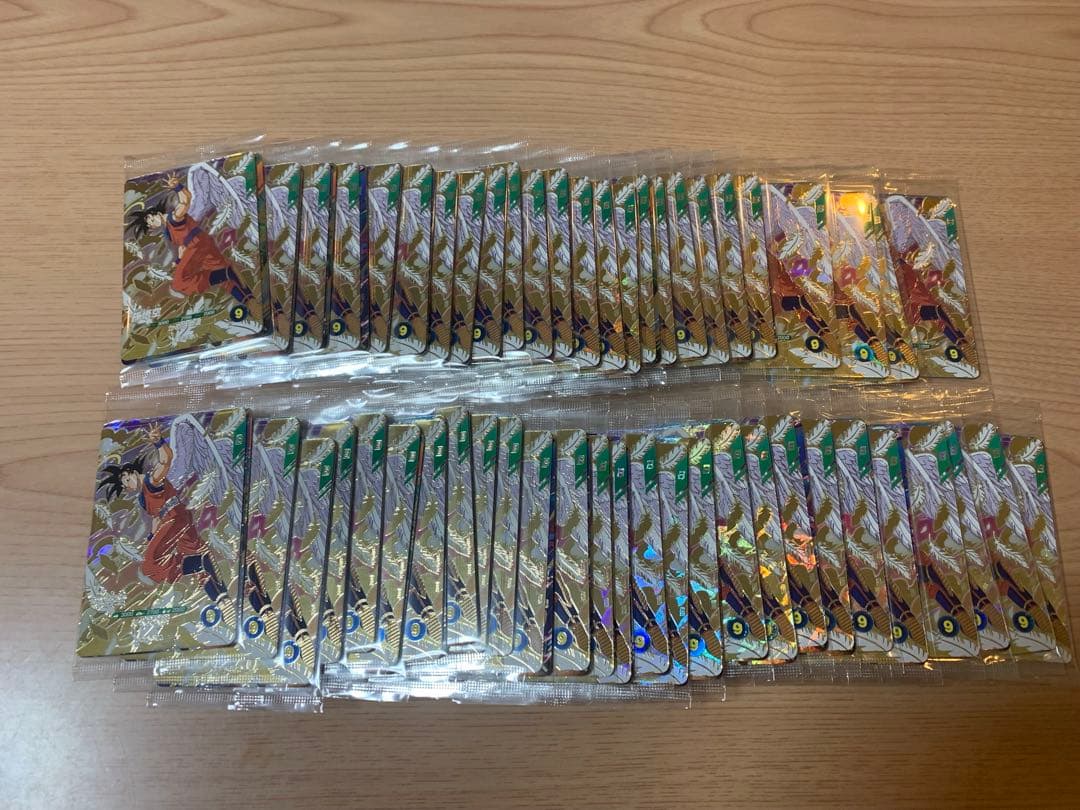 ドラゴンボールスーパーダイバーズ　店頭配布 孫悟空 ベジータバーダック50パック