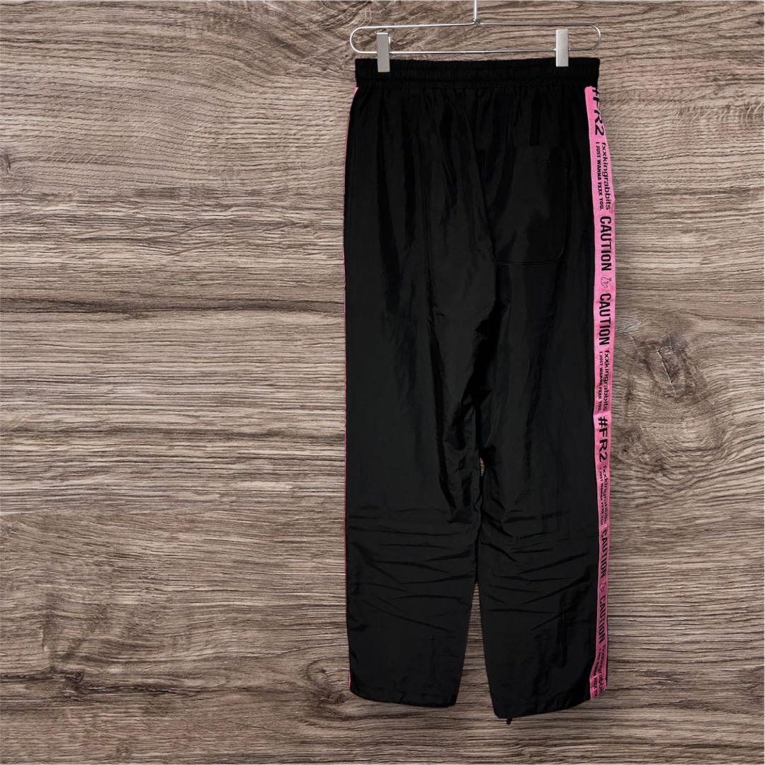 FR2 エフアールツー 梅 ナイロン パンツ ライン ブラック