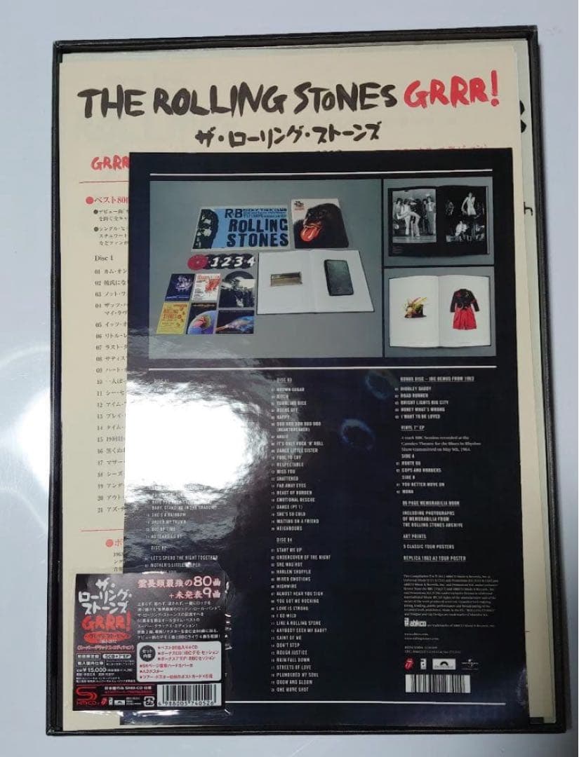 希少　ベスト盤　THE ROLLING STONES GRRR! 5CD+EP