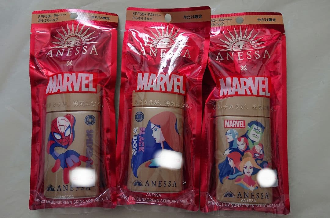 アネッサ×MARVEL　コラボ限定デザイン