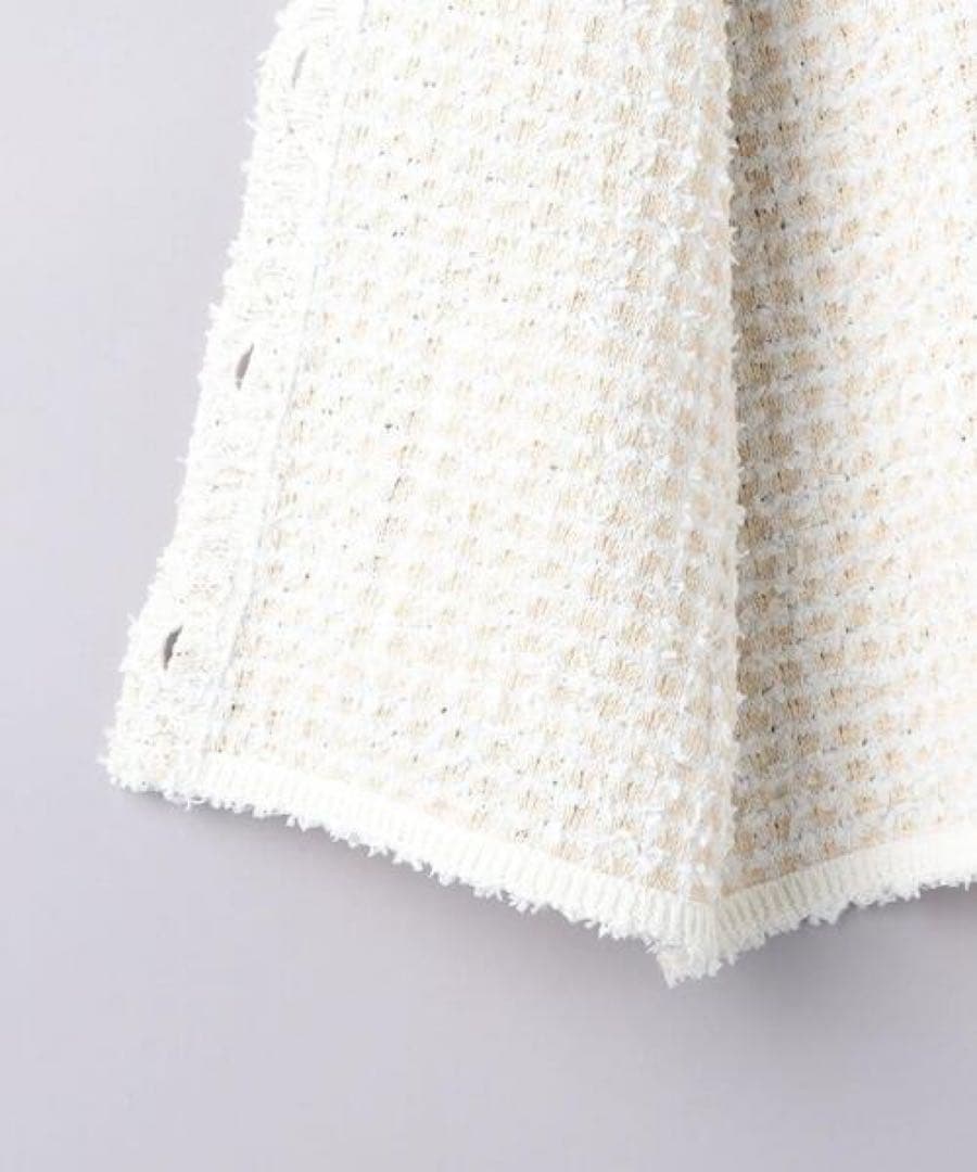 未使用近　ユナイテッドアローズ　ファンシーツイード ニット ベスト