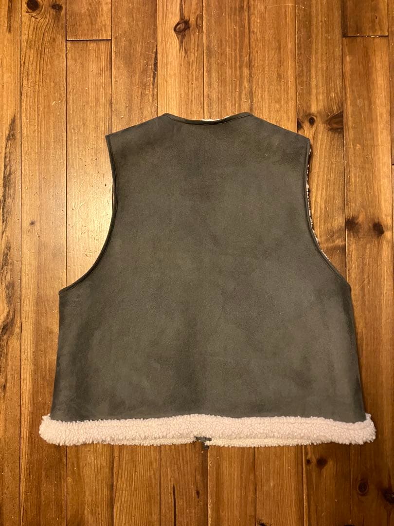 F/CE. FAUX SHEARLING VEST Ｌsize　ムートン