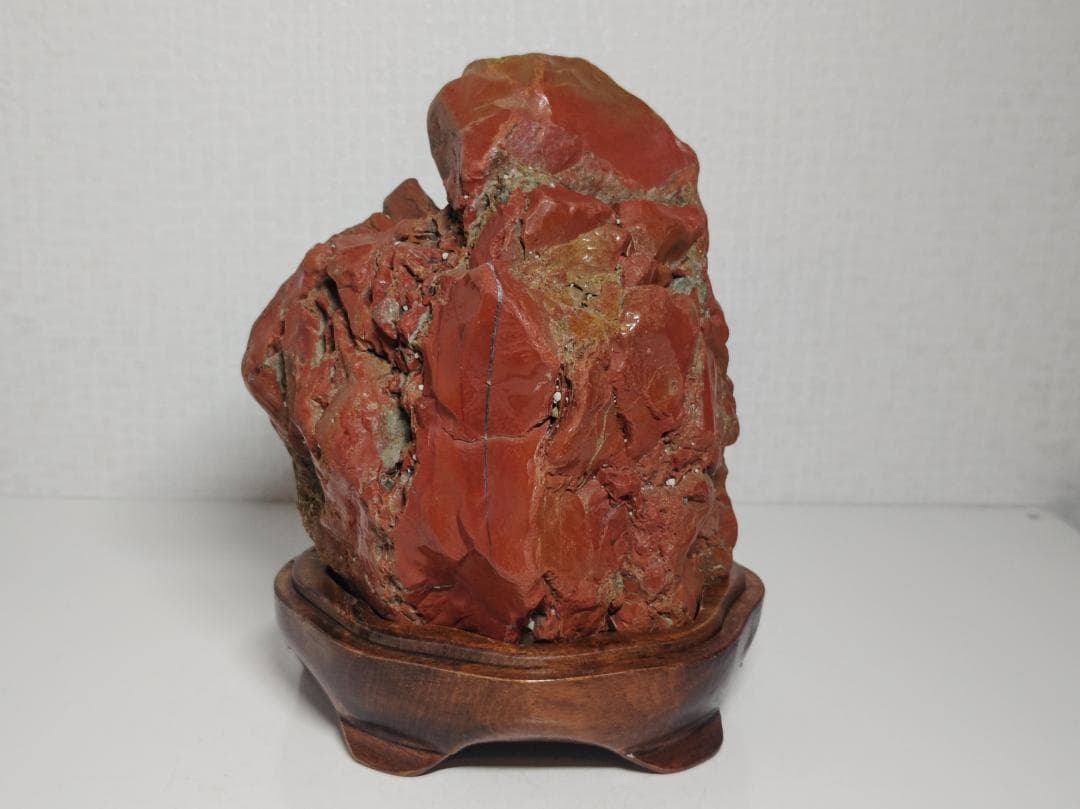 赤玉石 2.3kg 赤石 碧玉 原石 鑑賞石 自然石 誕生石 鉱物 鉱石 水石