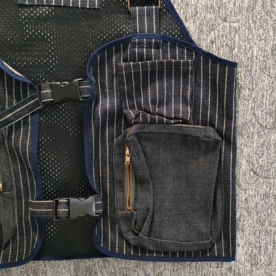 KOJIMA GENES 児島ジーンズ ウォバッシュ ウェアラブルバッグベスト