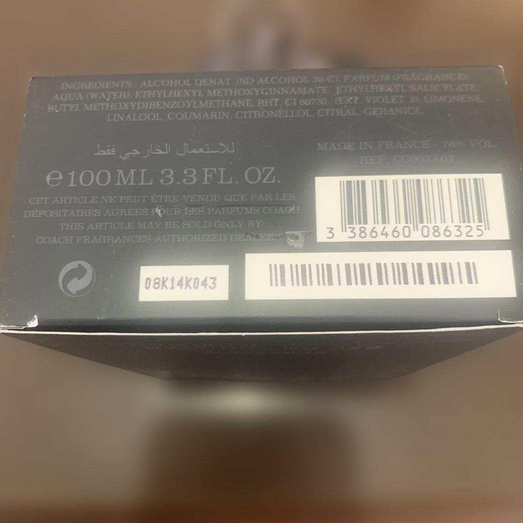 COACHコーチ　マン　オードトワレ100mL フランス製