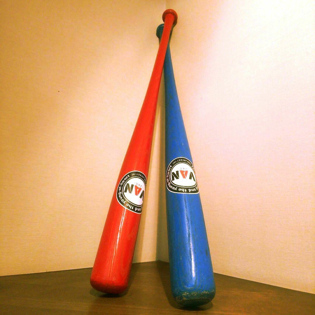 ミ*ー様 非売品 VAN JAC 店舗用 赤青バット 2本セット 激レア ヴィン