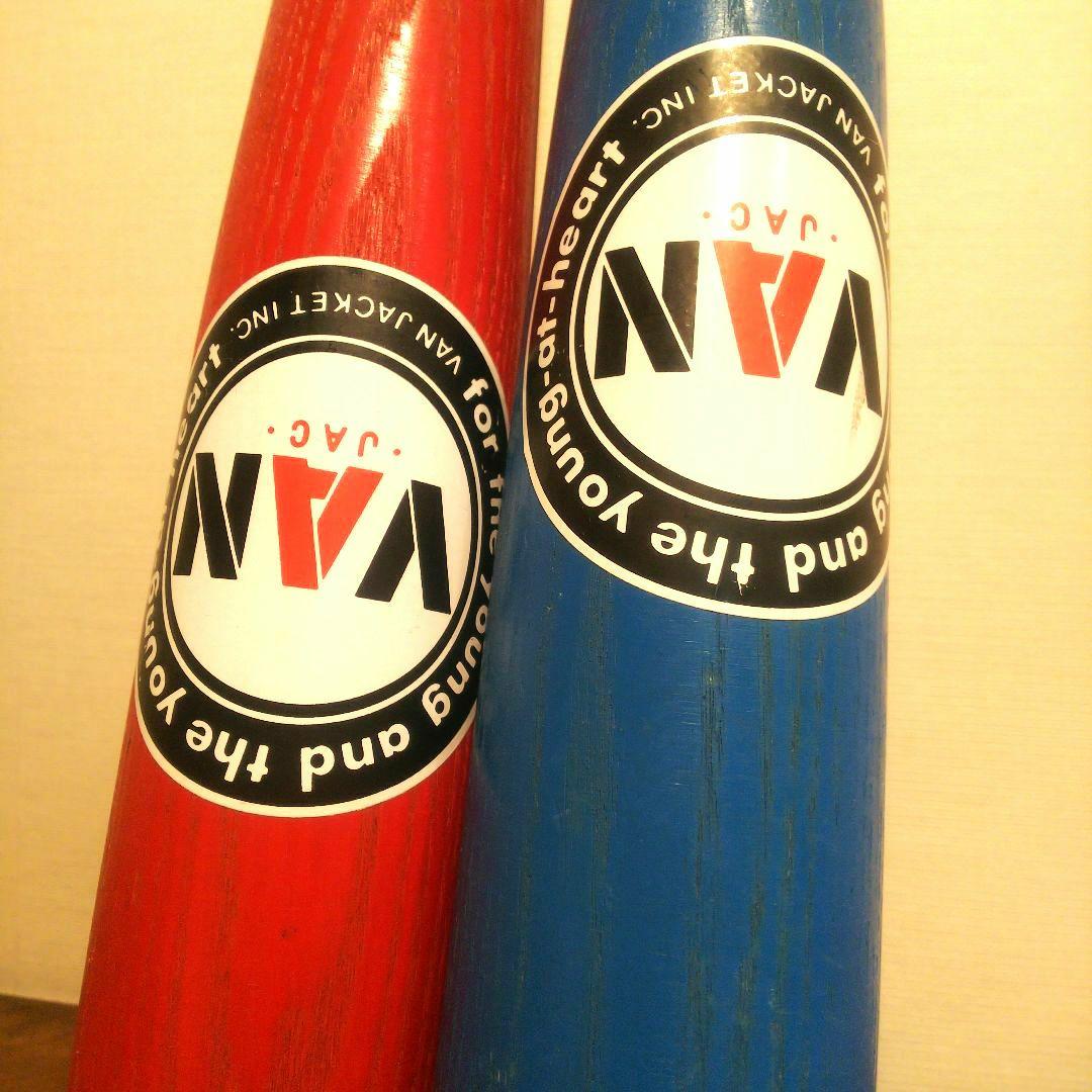 ミ*ー様 非売品 VAN JAC 店舗用 赤青バット 2本セット 激レア ヴィン