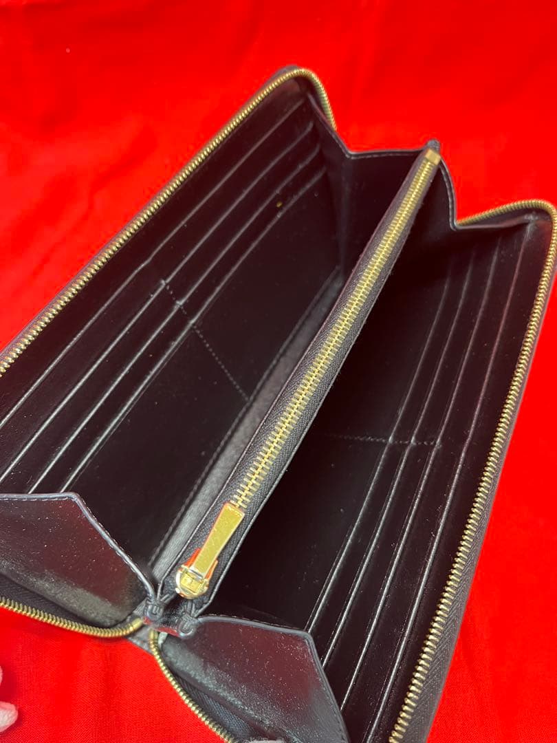 【高島屋購入品】CELINE セリーヌ ラウンドファスナー オールブラック