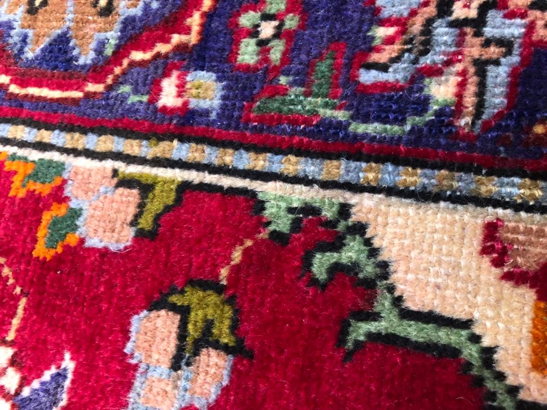 ペルシャ絨毯 ヴィンテージラグ 145×95cm 手織り オールドpersia