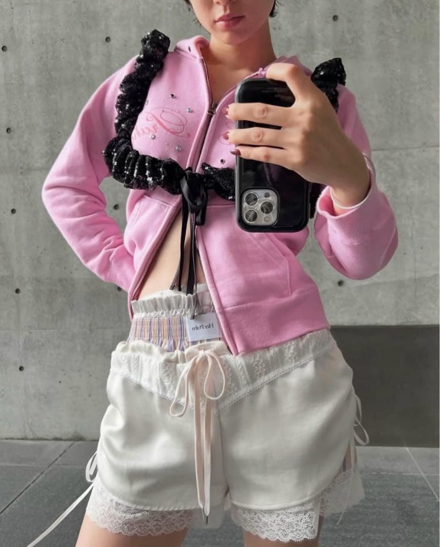 litmus Her Praha Irene キルティング ショートパンツ