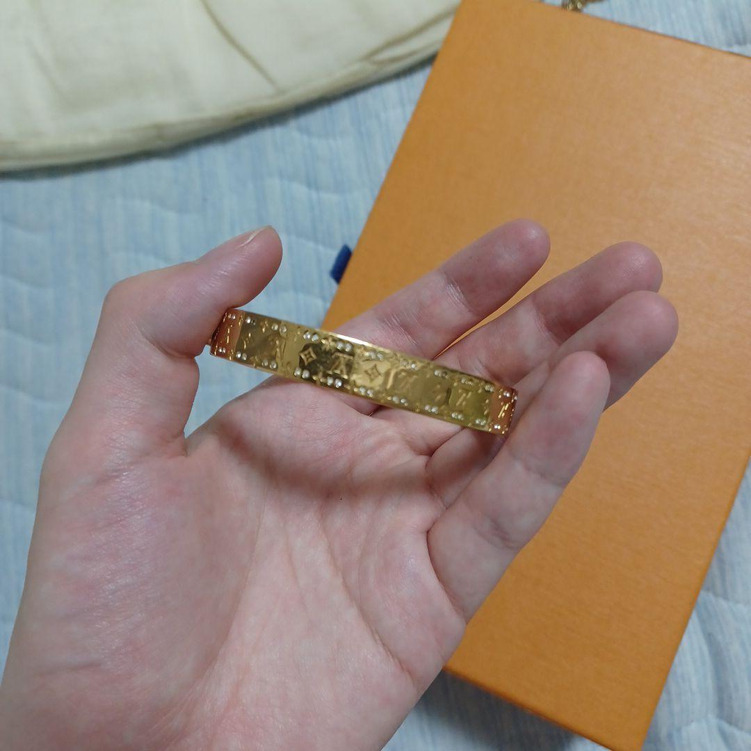 LOUIS VUITTON バングル　リジッド　ナノグラム