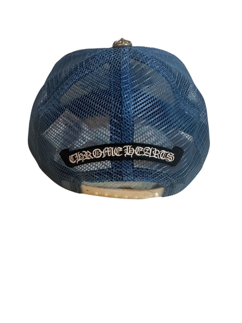 Chrome Hearts クロスパッチキャップ ブルー×ホワイト 新品