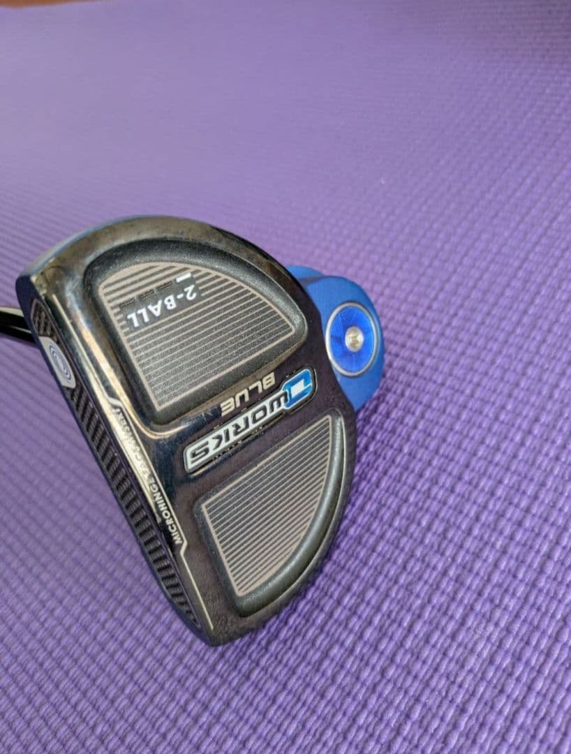 （美品）オデッセイパター O-WORKS BLUE パター 2-BALL
