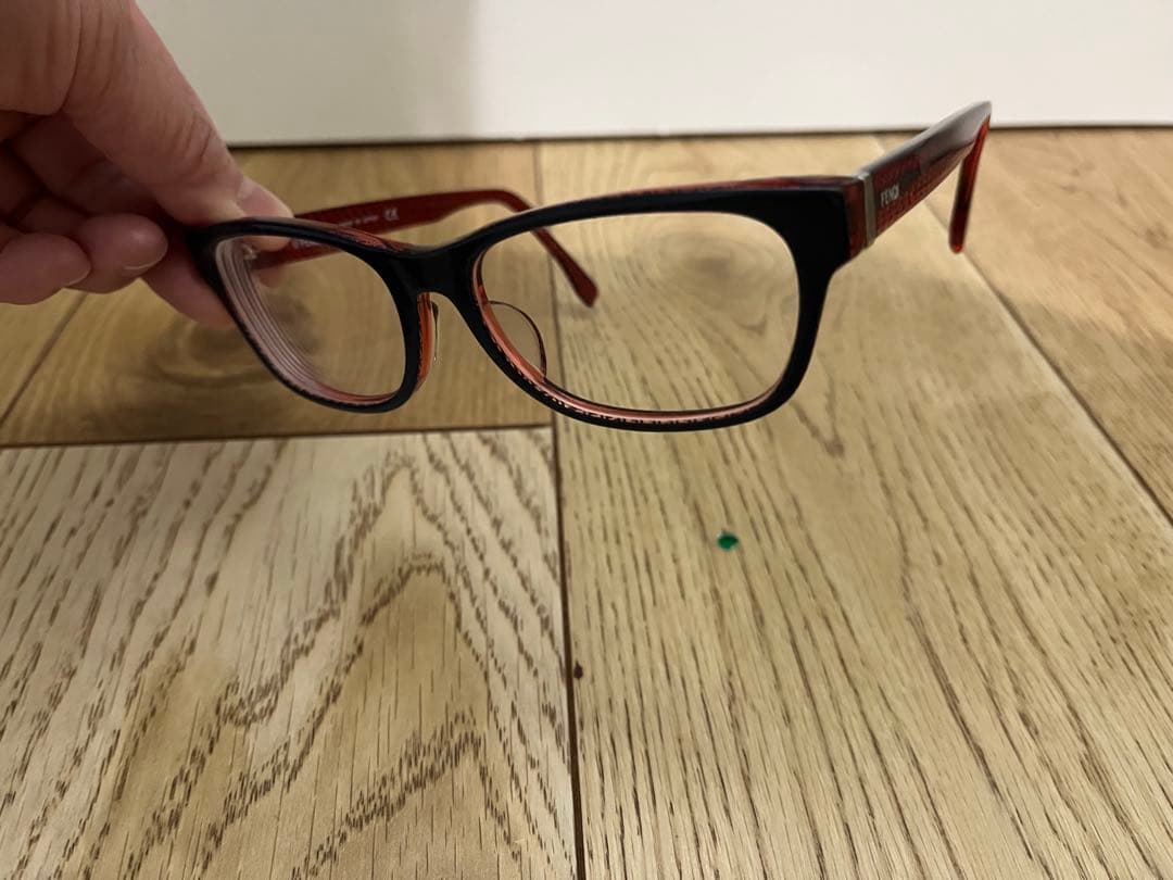 Fendi スクエアフレーム メガネ(度あり)