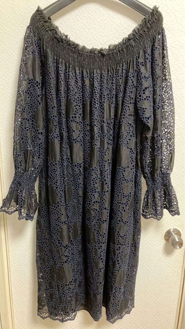 最終価格　ハウスオブロータス　レースワンピース　オフショルダー　霧島かれん