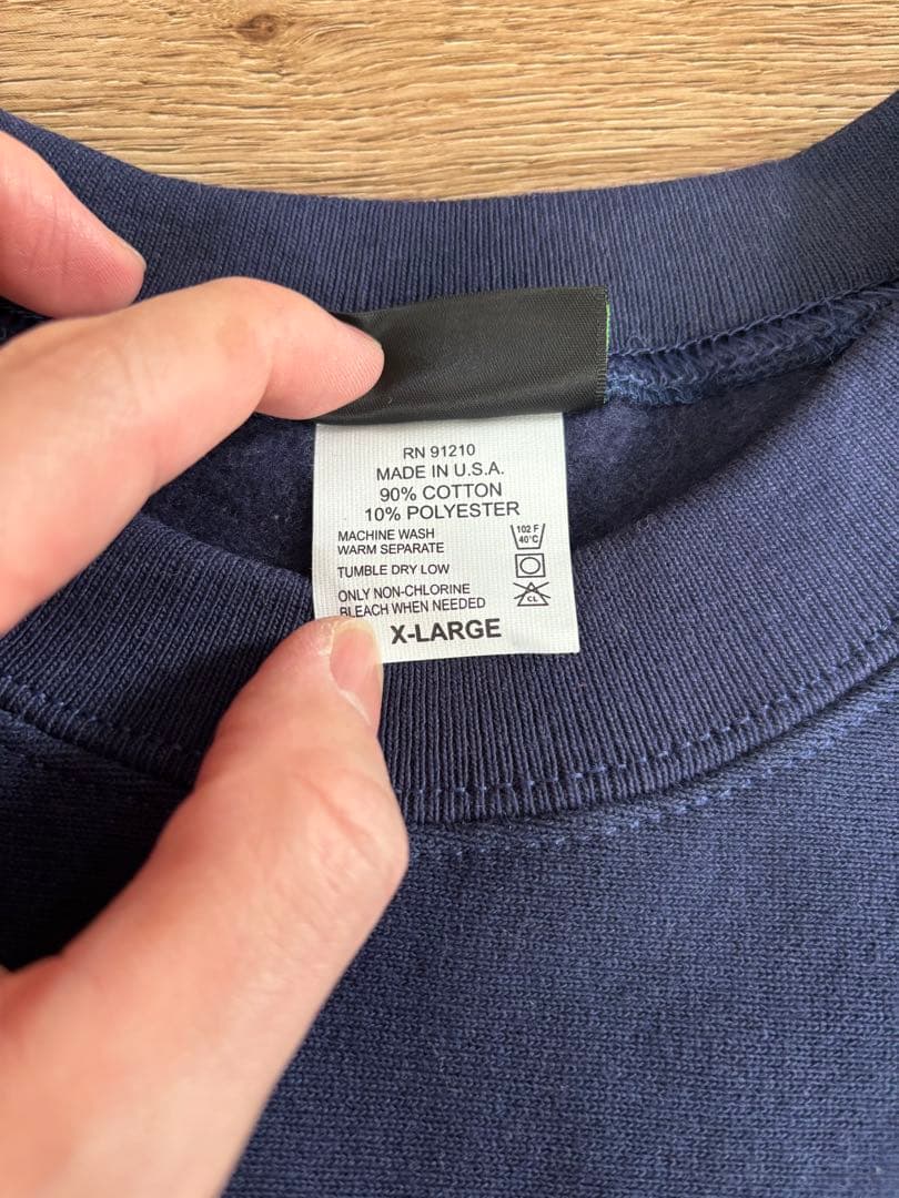 CAMBER クロスニットスウェットシャツ　12oz ネイビー　新品未使用