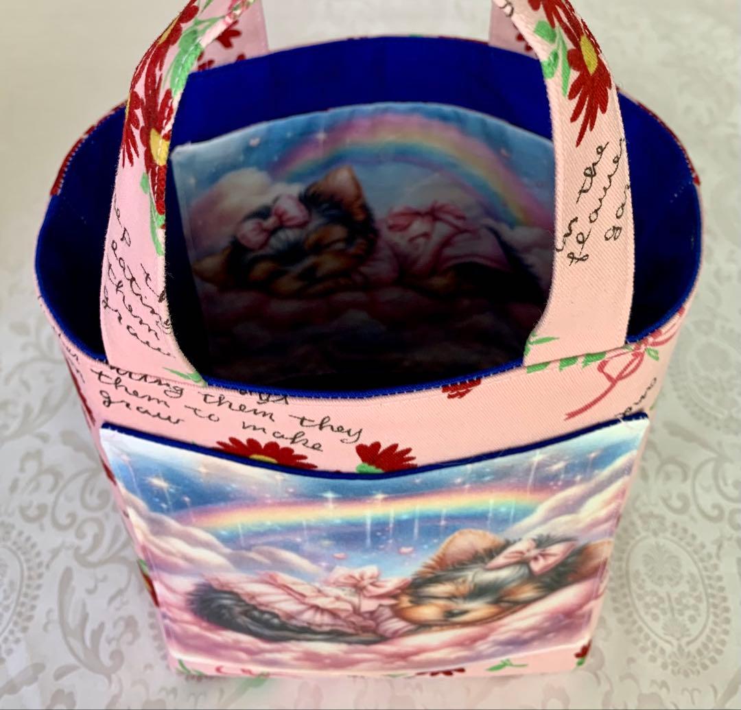 順子　お昼寝わんこ　トートバッグ　小物入れ