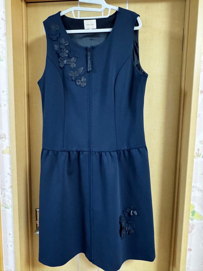 Rose Tiara 3Dフラワーモチーフ　ジャケット ワンピース 42