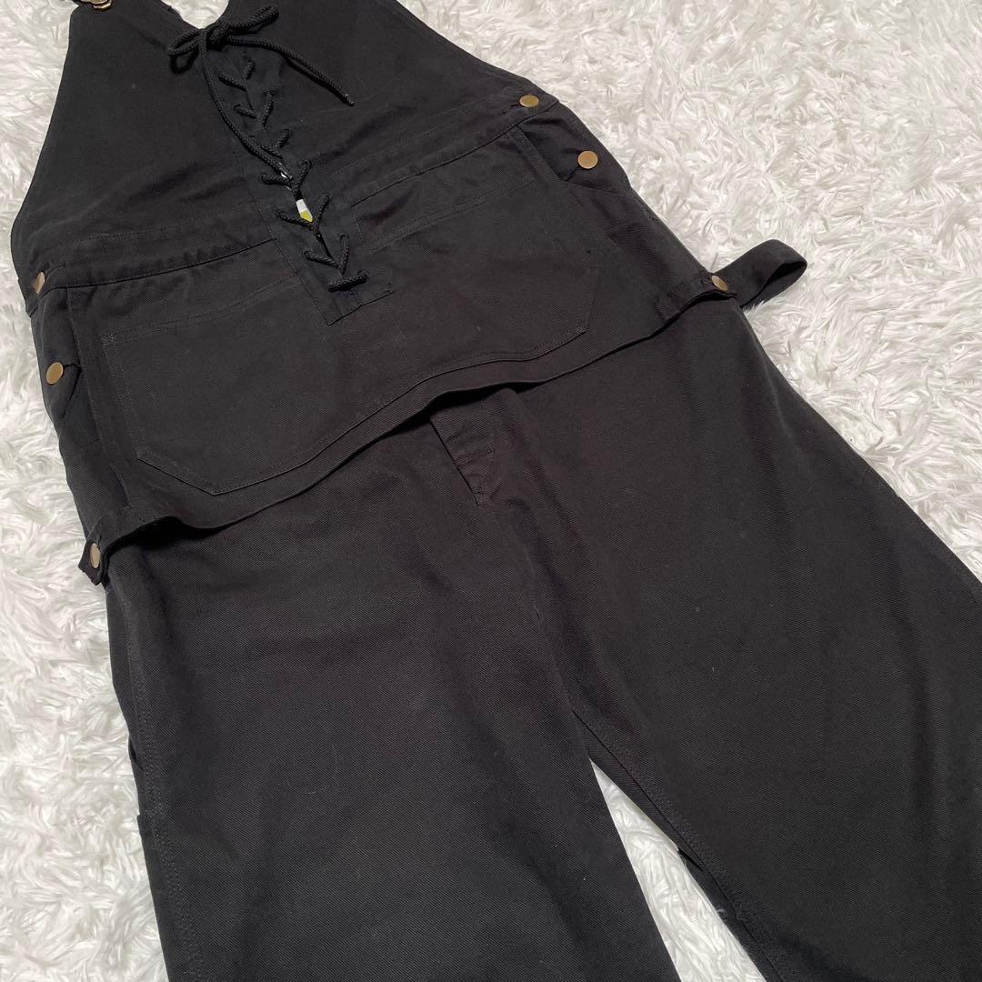 FACETASM オーバーオール　サイズL ブラック