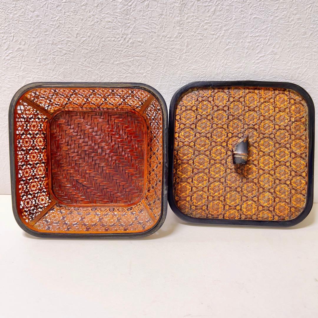 希少古物 駿河竹千筋細工 タイプ１