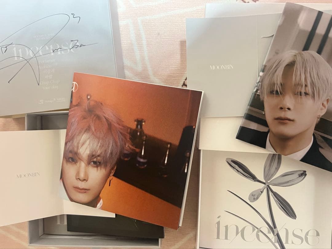 ASTRO☆MOONBIN&SANHA☆incense☆ユンサナ直筆サイン付き