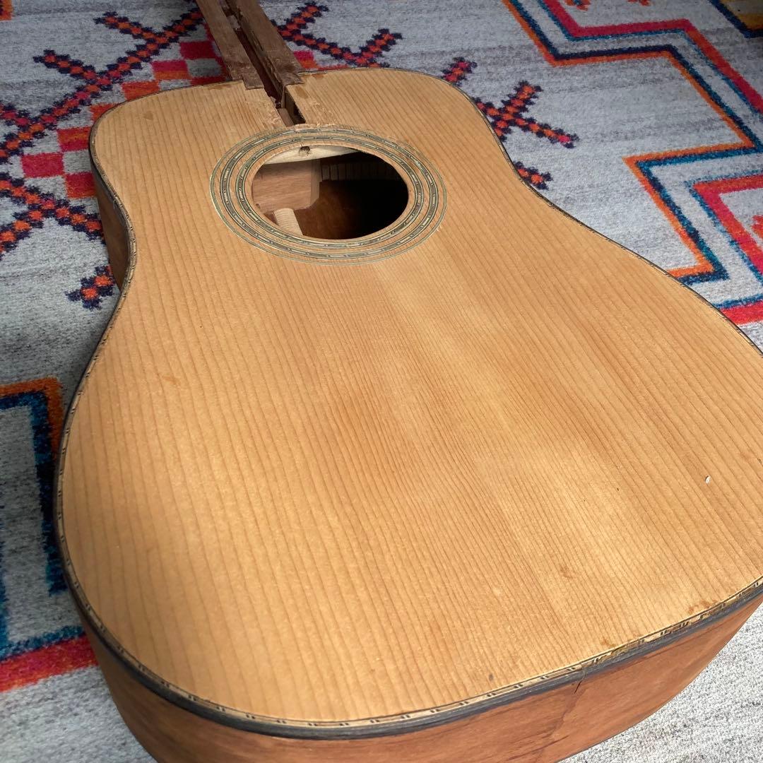 マ*ズ様 ハンドメイドギター　制作途中　ウォルナット　パーツ付き