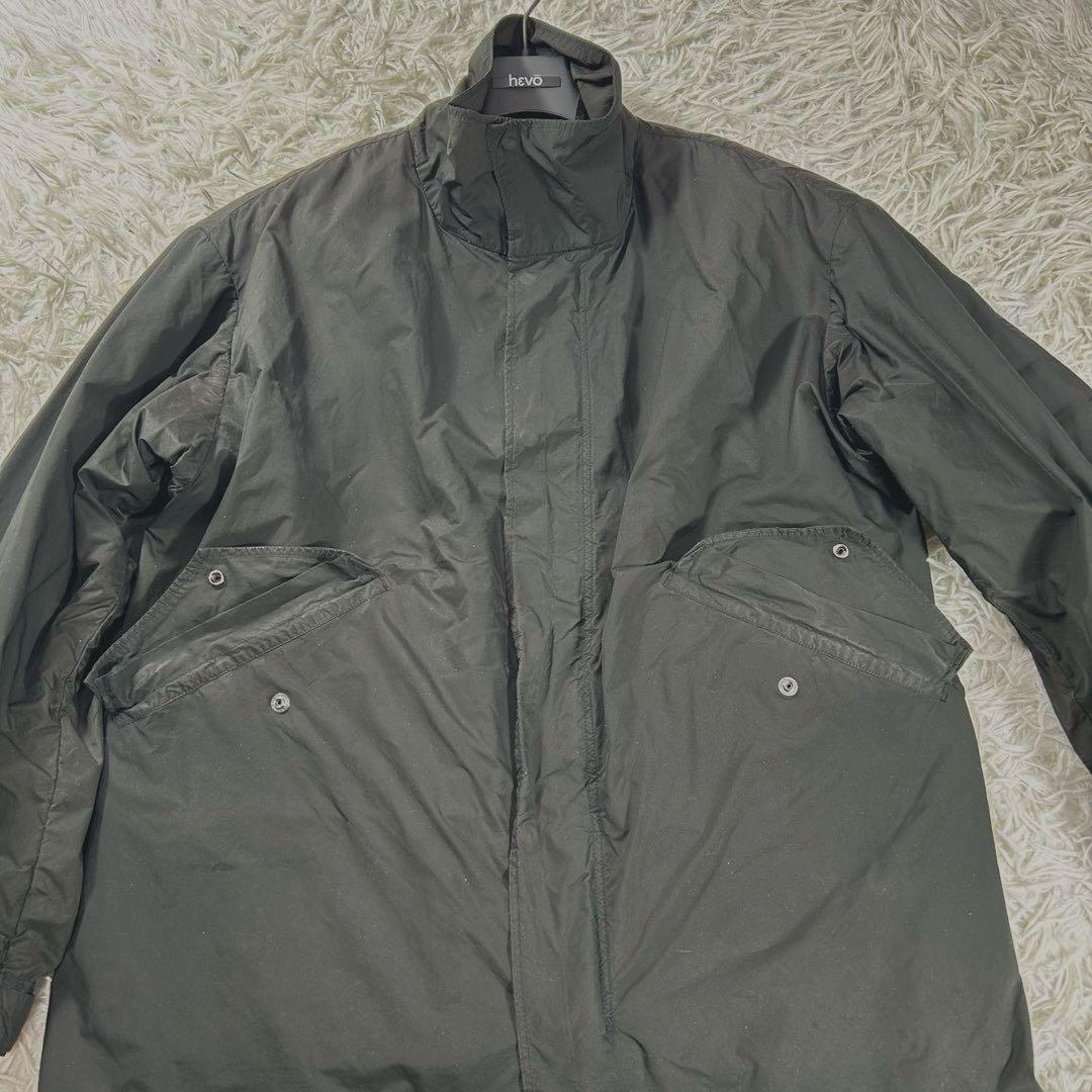 ATON VENTILE NYLON SHORT MODS COAT 02 黒