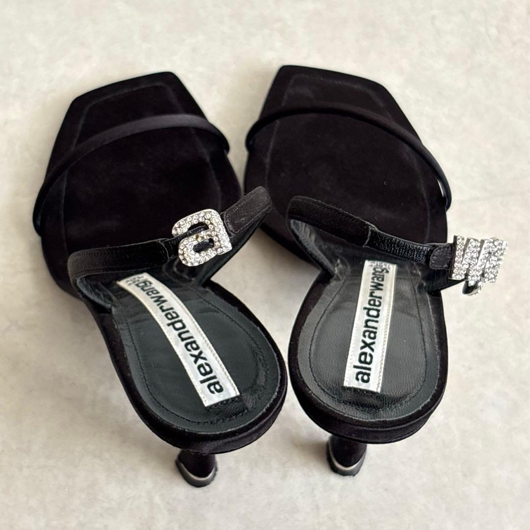 ミ*ン様 【美品】Alexander Wang ブラック サンダル 38