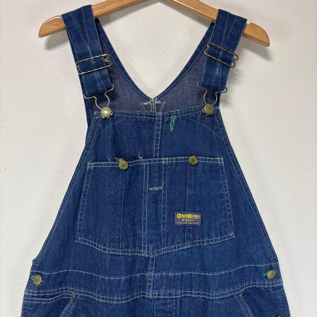 70s オシュコシュ オーバーオール デニム パンツ ペインター ワーク 作業着