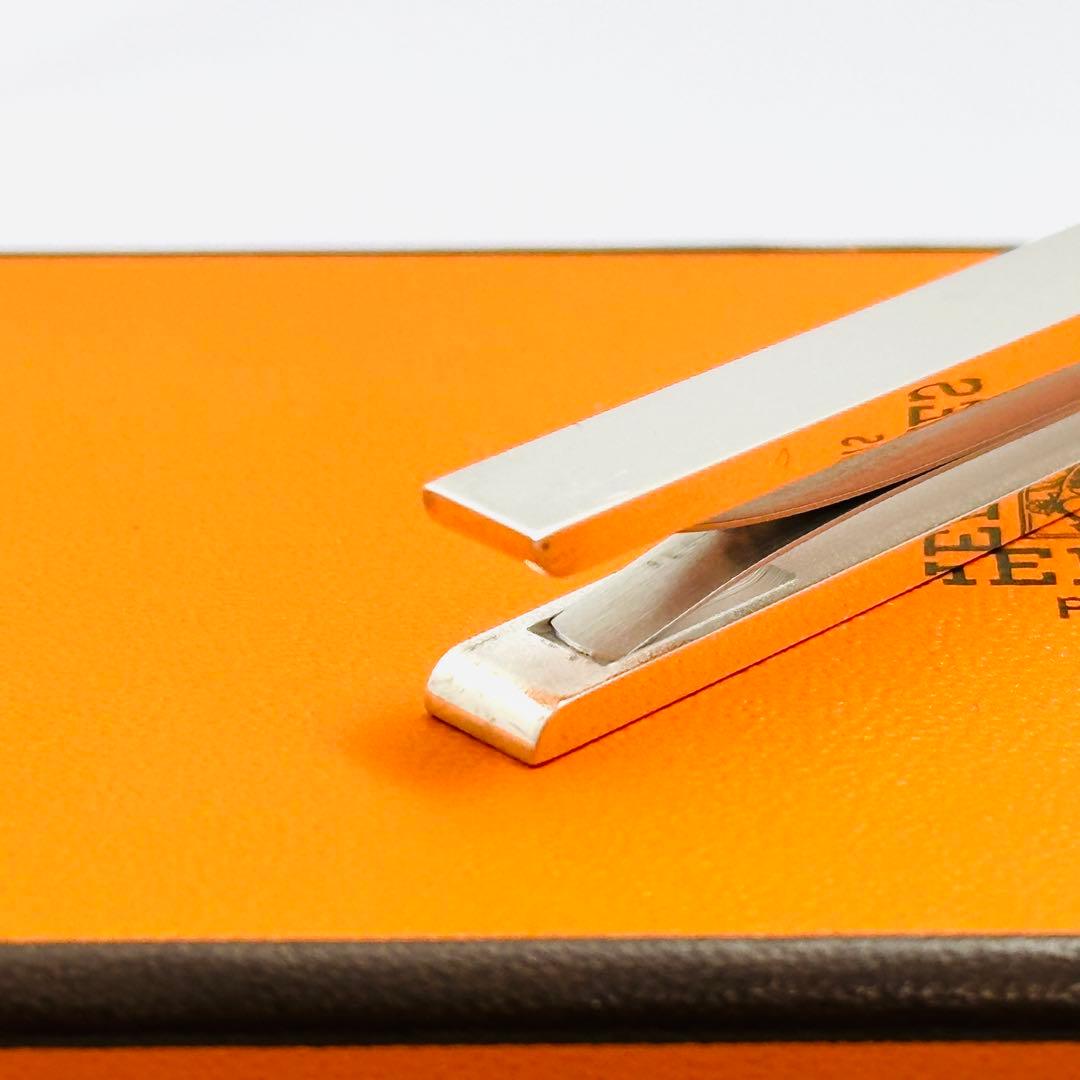 HERMES　エルメス　ロゴ刻印　シルバー　ネクタイピン　タイピン　Ag925