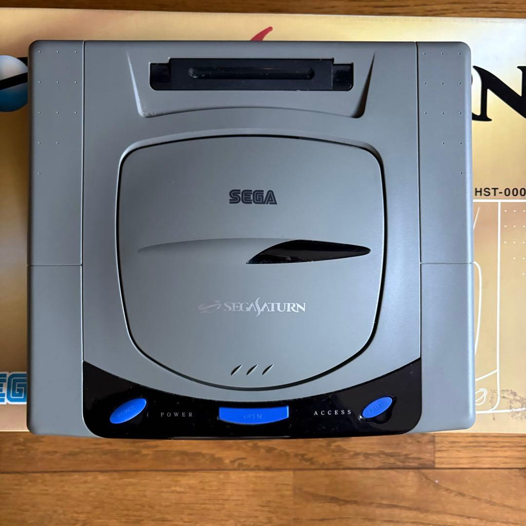 サターン本体（箱付き）➕ソフト（レアものあり）動作確認済