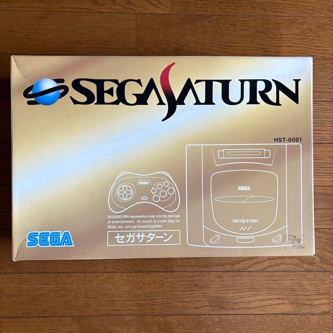 サターン本体（箱付き）➕ソフト（レアものあり）動作確認済