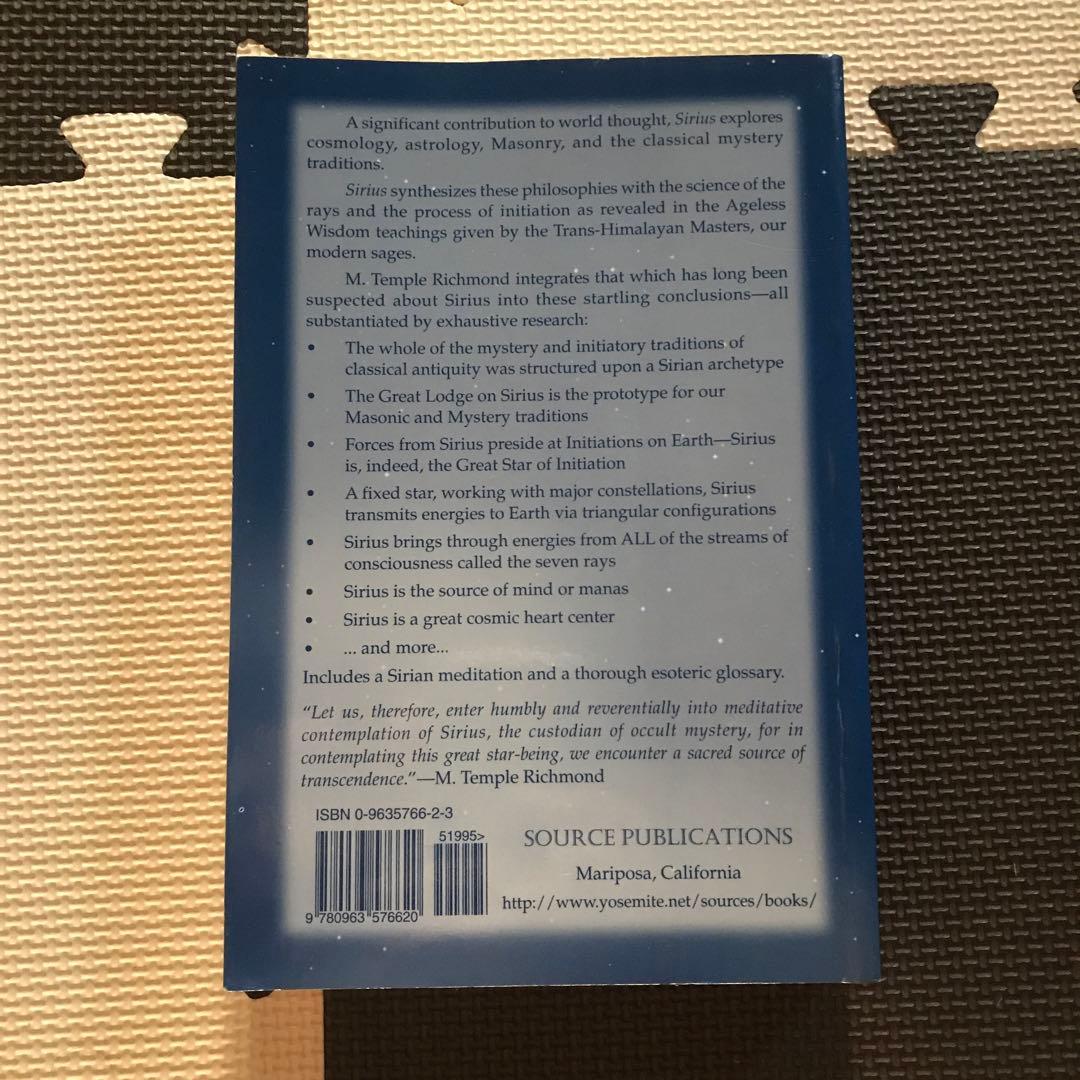 洋書 Sirius M.Temple Richmond Manasadeva