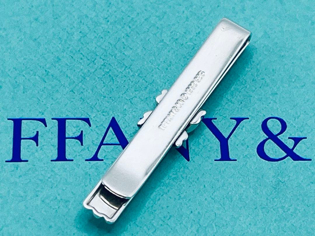 c833 美品　ティファニー　1992 シグネチャー　ネクタイピン　925