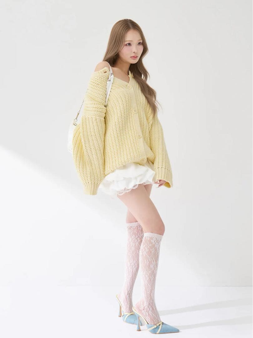 【超美品】Darich ボリュームバルーンミニスカート ホワイト FREE