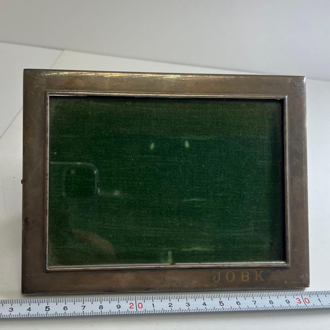 純銀刻印フォトフレーム全体262g 横幅17.5㎝ 東Y8-0116☆2Fタカサ