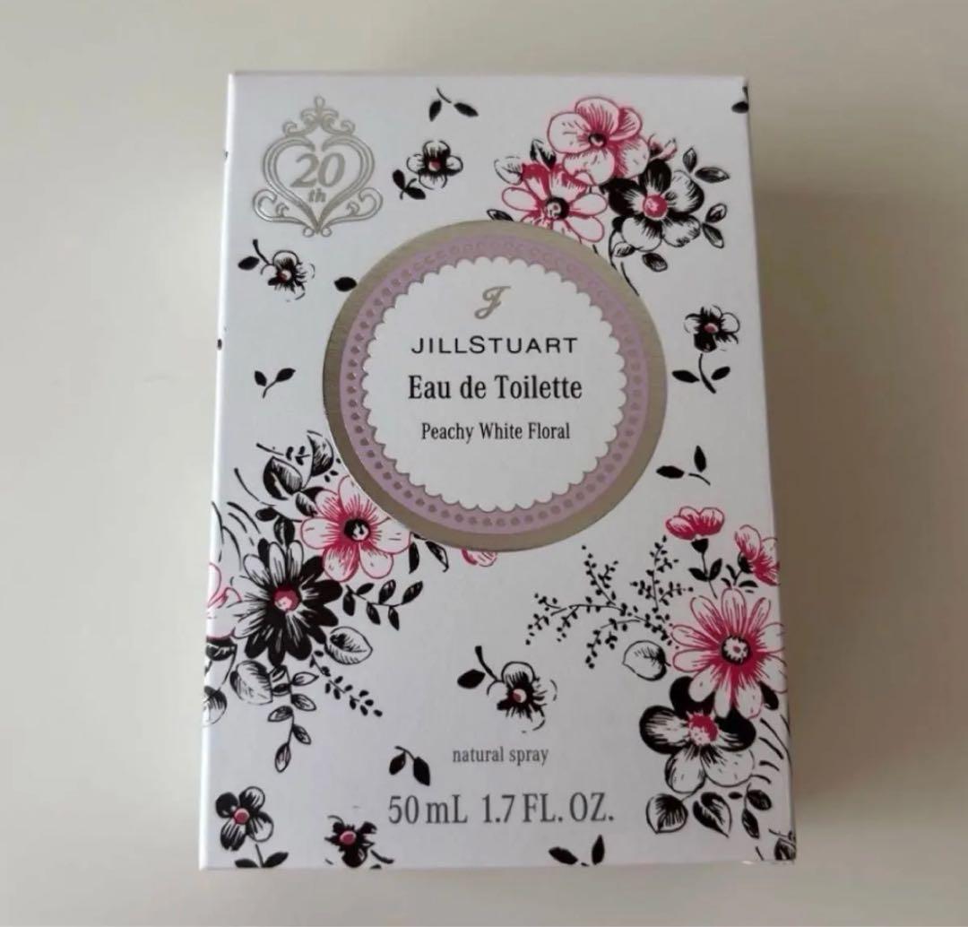 ジルスチュアート ピーチーホワイトフローラル ピーチ 桃