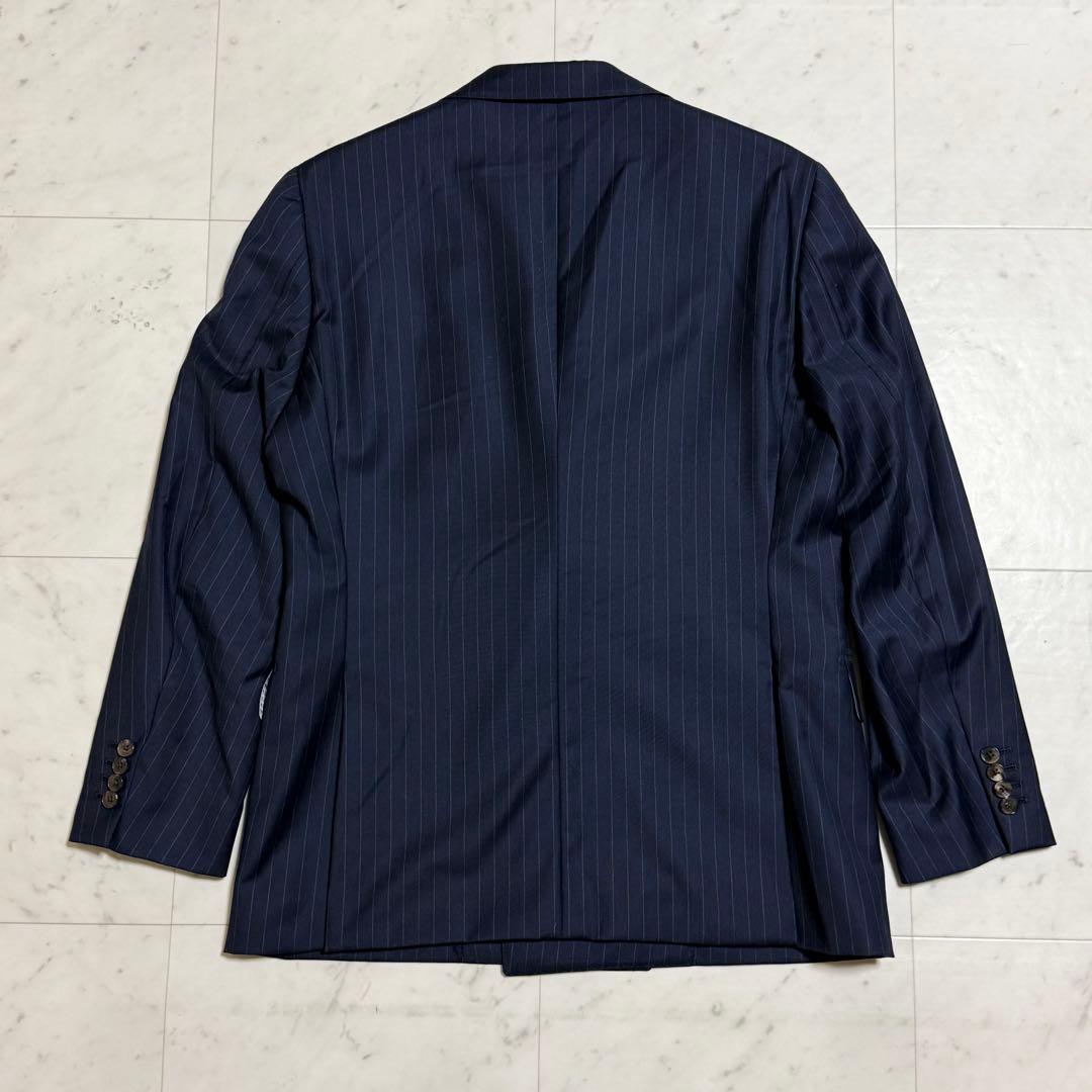 高級 ユニバーサルランゲージ × ロロピアーナ スーツ スーパー150’s 紺