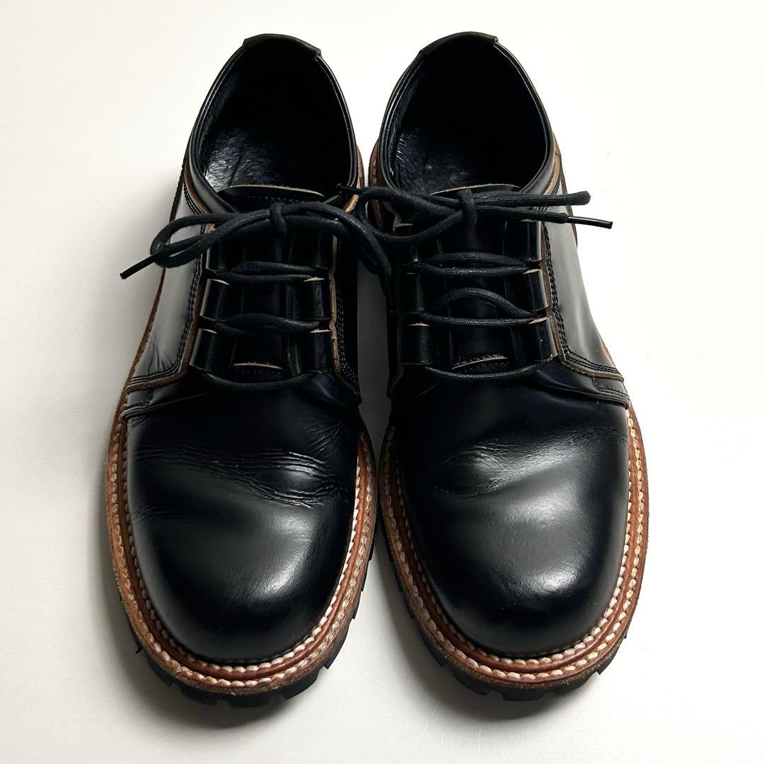 【希少】Y's(ワイズ)ヨウジヤマモト/レースアップレザーシューズ/3ホール/黒