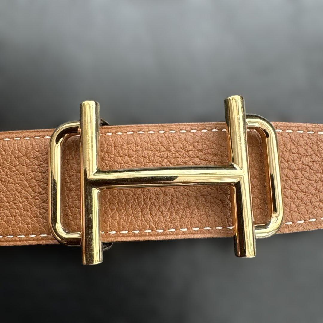 HERMES エルメス　ロワイヤル　ベルト　リバーシブル　80